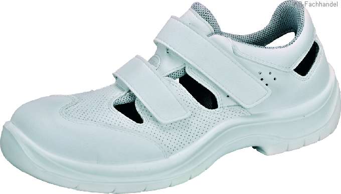 Work & Leisure Sandale mit Schutzkappe weiß, S1 L717-47