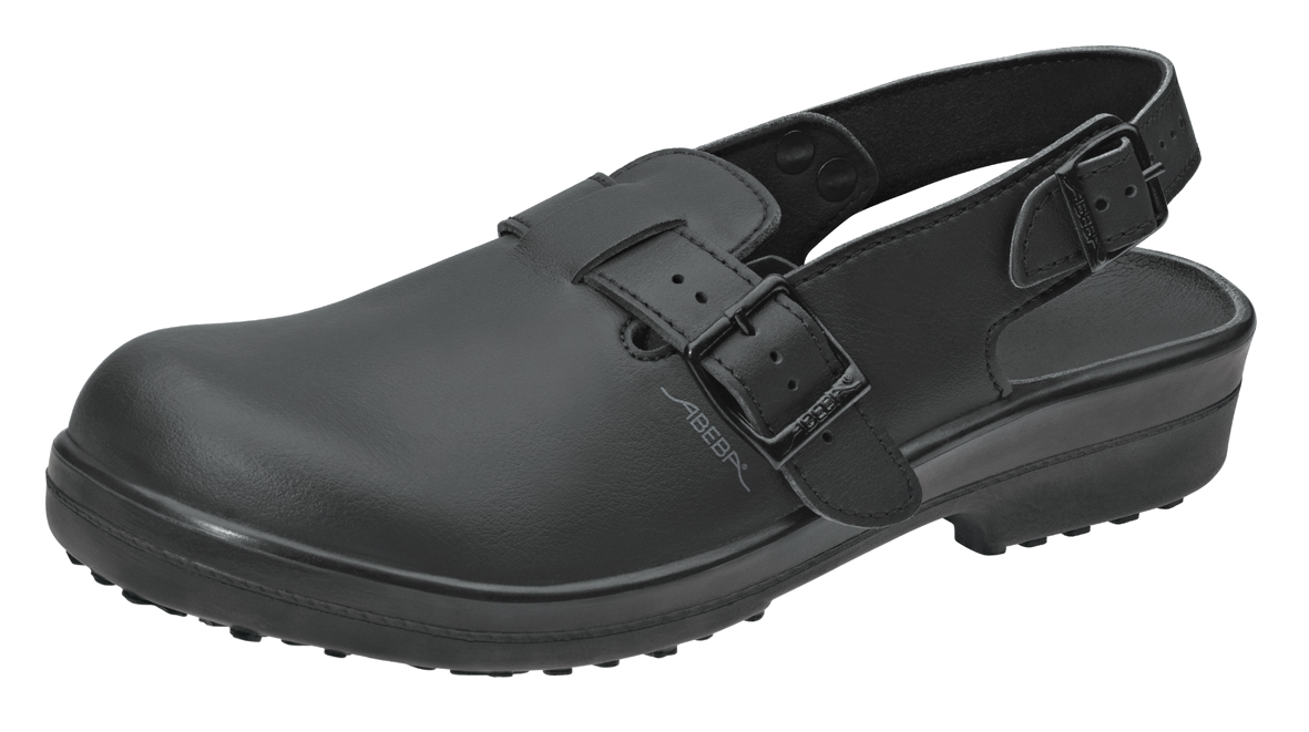 1011 ABEBA Classic Küchenclog küchenschuhe Berufsschuhe schwarz Mikrofaser Größe 36-46-36