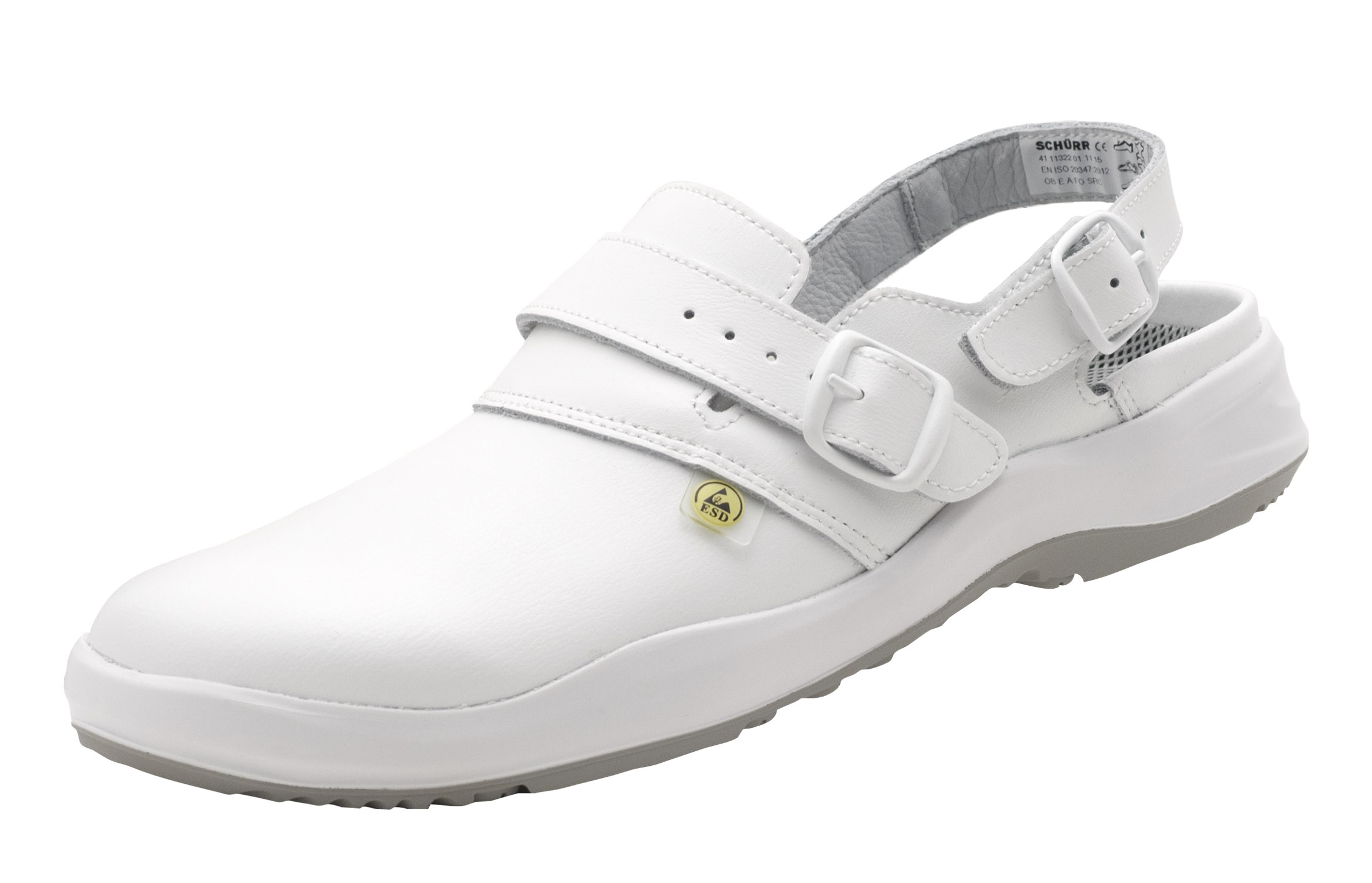 1.1422.01.35 Schürr Deggendorf Clog ohne Schutzkappe weiß 36 - 40-40
