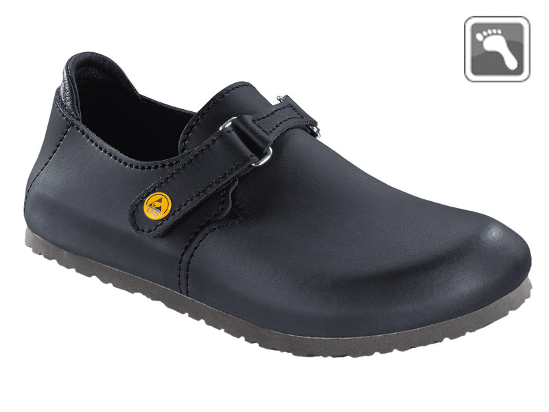 583160 BIRKENSTOCK ESD LINZ Sandale normale Weite schwarz Größe 39 - 46-46