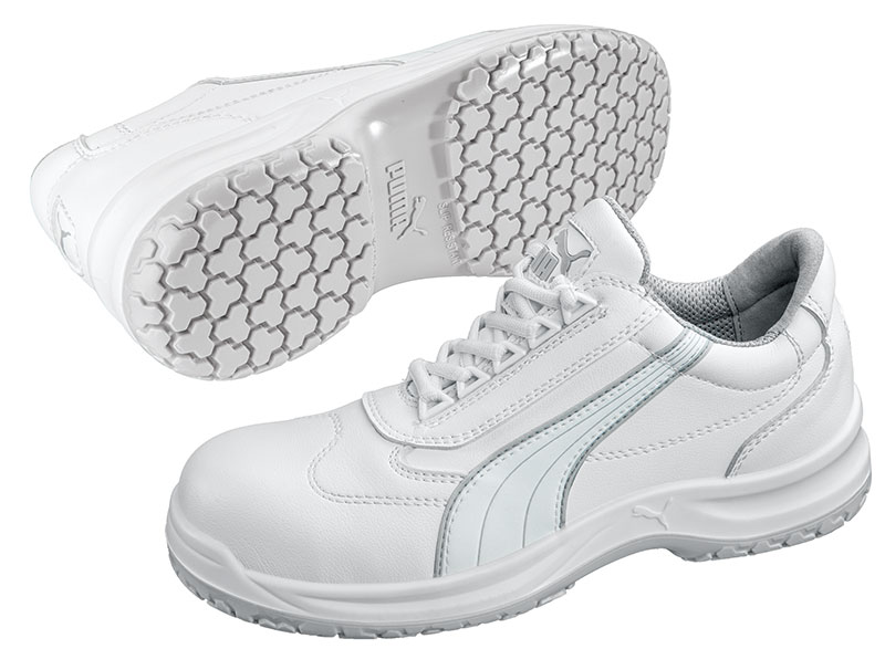 640622 PUMA Clarity Low Sicherheitsschuhe, weiß, S2 Größe 36-47-41