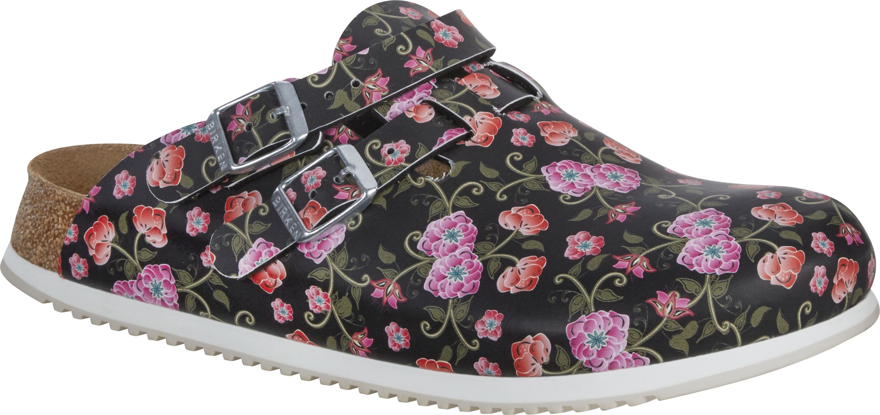 Birkenstock Kay SL Blooming Roses Black 1016662 Superlaufsohle schmale Weite Größe 35 - 43-39