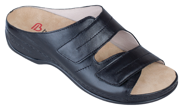 1080-938 Berkemann Berkoflex Fedora Damensandale schwarz Größe 3 - 8,5-UK 4,5 = 37,5