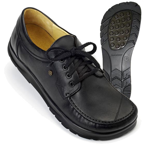 1236 Jacoform trekline, Leder, schwarz, Größe 2,5 - 11,5-UK 4 = 37