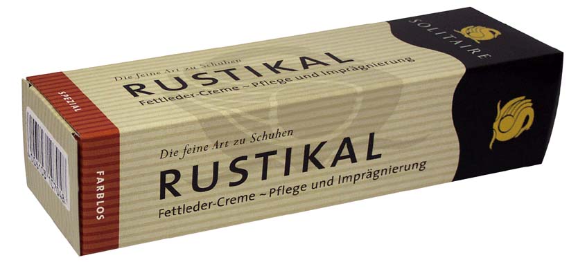 5376 Solitaire RUSTIKAL Fettleder-Creme