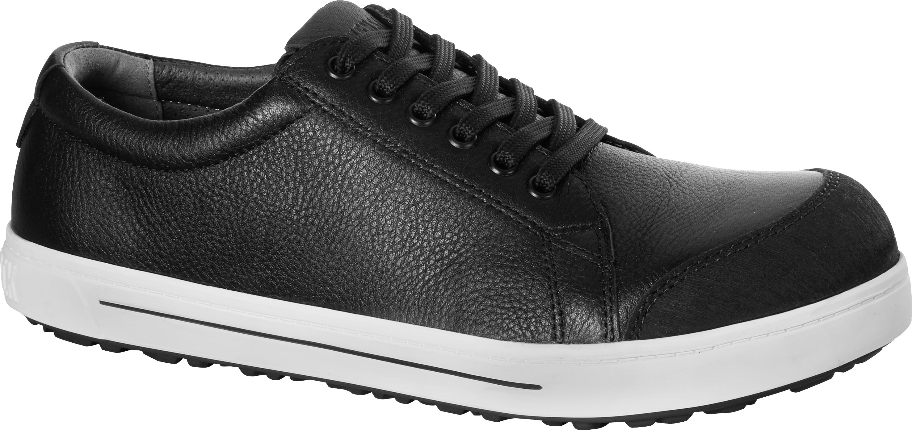 1011230 BIRKENSTOCK QS500 Leder normale Weite schwarz S3 Größe 35 - 48-45