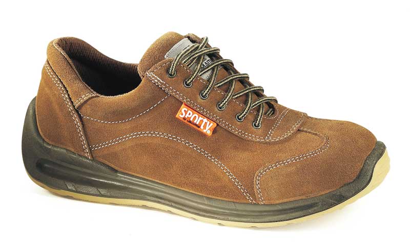 1223, S2, Viper Schnürschuhe, mit Stahlkappe, braun Veloursleder 37 - 48-37