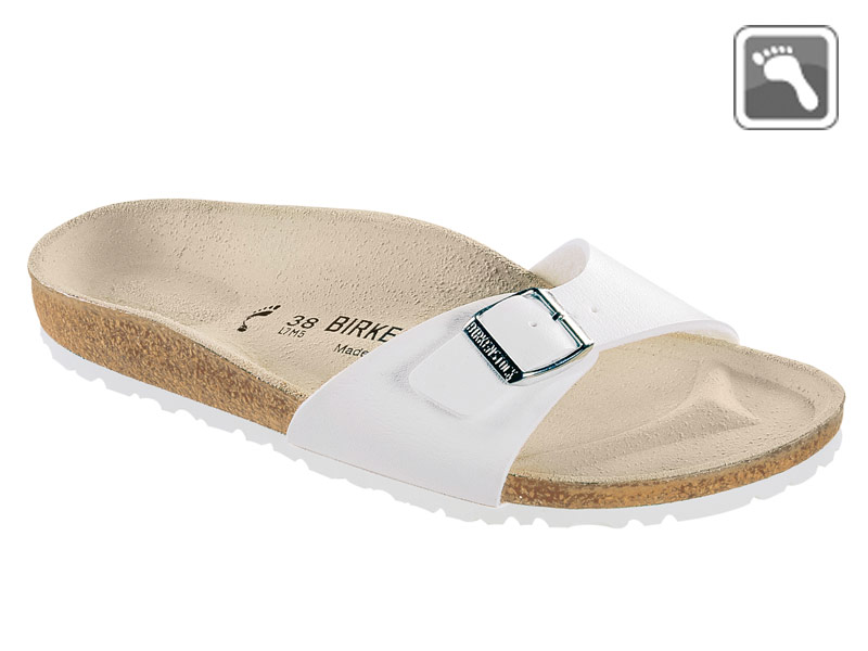 040731 klein Birkenstock Sandale "Madrid", normale Füße, weiß Größe 35 - 41-Birkenstock-36