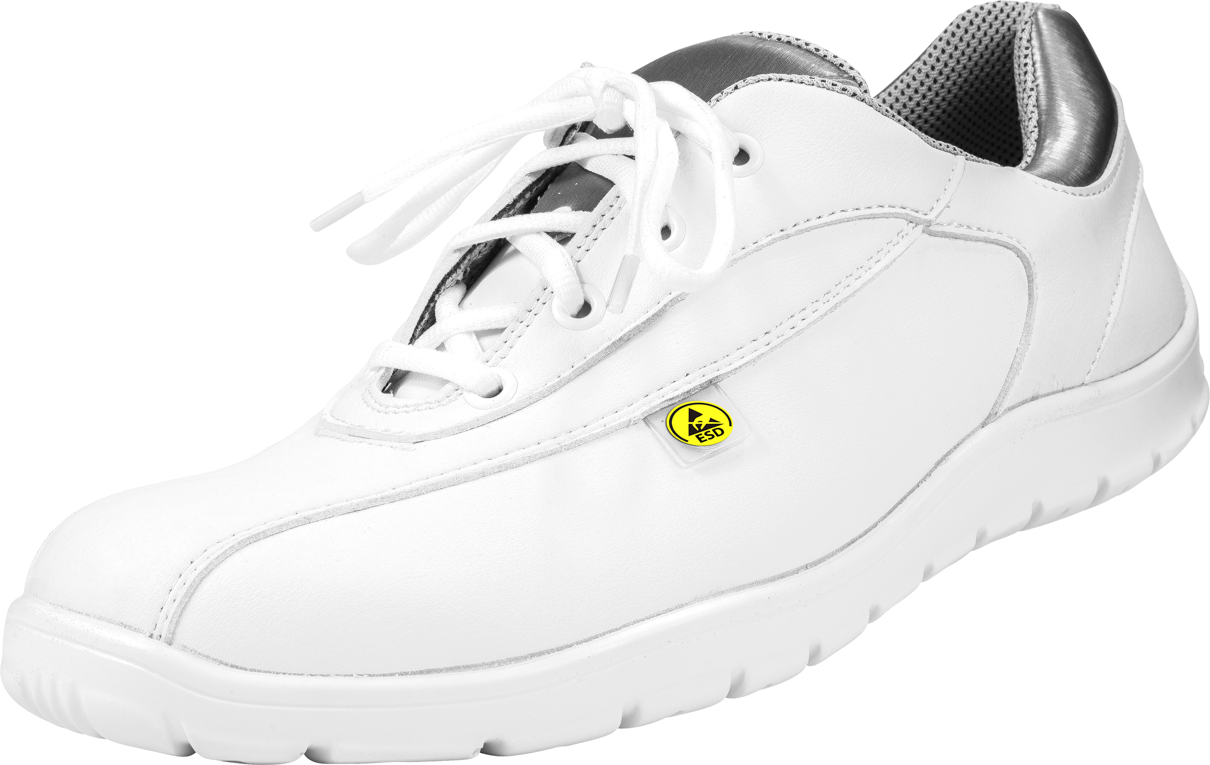 1.1017.01.51 Schürr  Schnürschuh ohne  Schutzkappe weiß 01-39