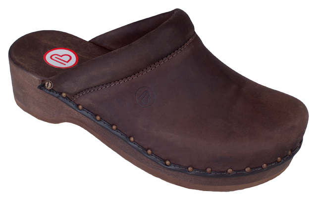 0412-481 BERKEMANN Soft-Toeffler, dunkelbraun, Größe 2,5 - 12-UK 8,5 = 42/43