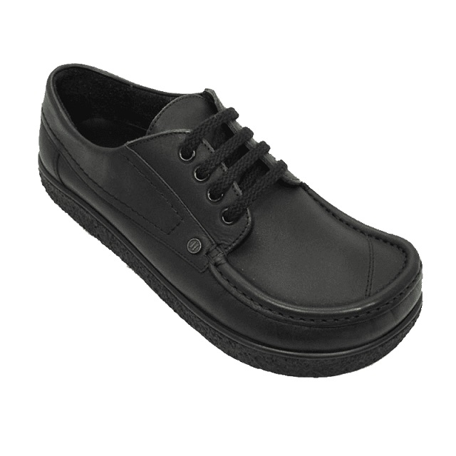 350-2 Jacoform Schuhe Leder schwarz Größe 2,5 - 15-UK 8 = 43