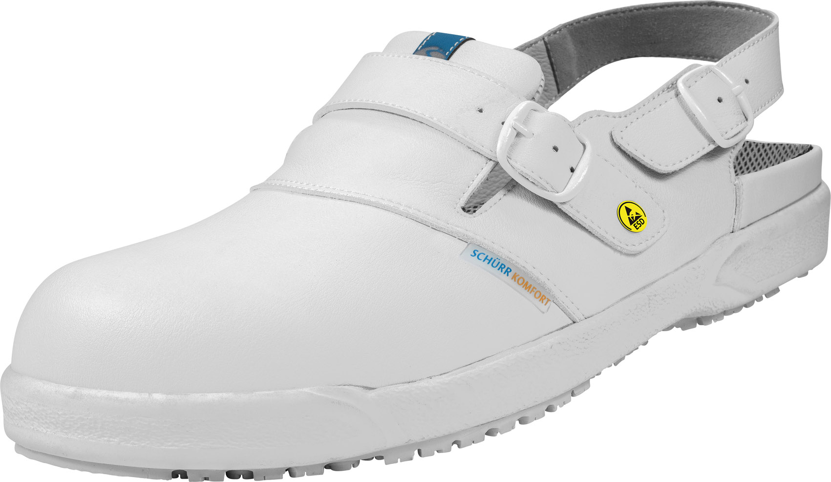 2.1770.01.14 SCHÜRR Hamburg Arbeitsschuhe Sandale mit Stahlkappe ESD weiß S1 Größe 36 - 48-37