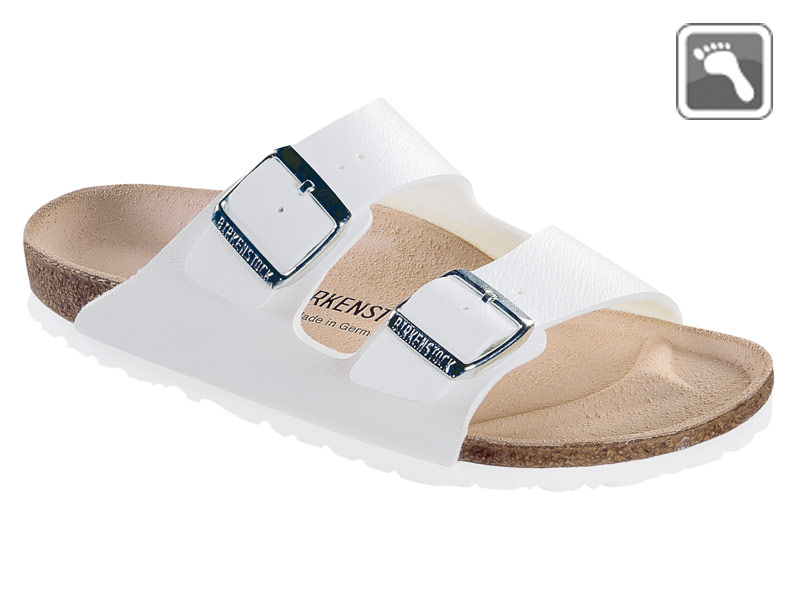 051731 Groß Birkenstock Sandale ARIZONA normale Weite weiß Größe 47 - 48-Birkenstock-47