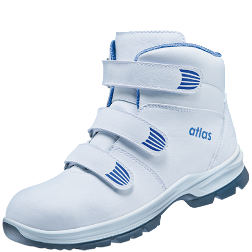 87000 Atlas "CL570"  Sicherheitshochschuh, Klettverschluss, Weiss, S2, ESD, SRC, Stahlkappe, Gr. 36-49-49