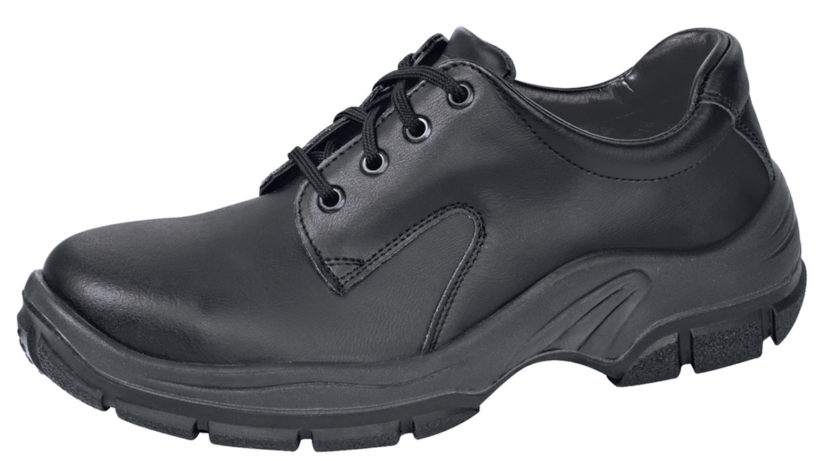 1602 Abeba Arbeitsschuhe Küchenschuhe mit Schutzkappe Leder schwarz S2 Größe 36 - 48-46