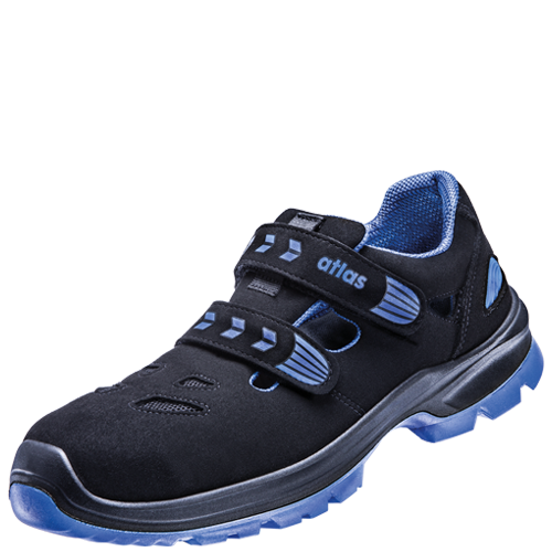 22400 Atlas "SL465 XP" Klettsandale, Blue, S1P, ESD, SRC, Alukappe, Gr. 36-48-37