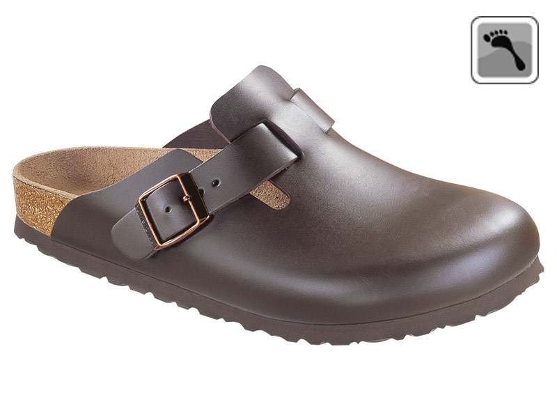 060103 Groß Birkenstock Clog BOSTON schmale Weite dunkelbraun Größe 47 - 48-Birkenstock-48
