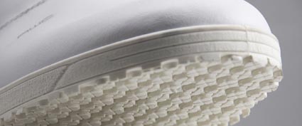 12146-01-20 AWC Damen Tiefbettsandale ohne Stahlkappe weiß, Leder, Größe  36 - 42-AWC-38