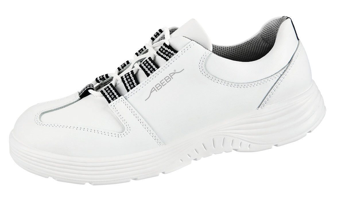 711133 Abeba X-LIGHT Schnürschuhe Arbeitsschuhe Küche Gastronomie weiß Leder 02 Größe  35 - 48-41