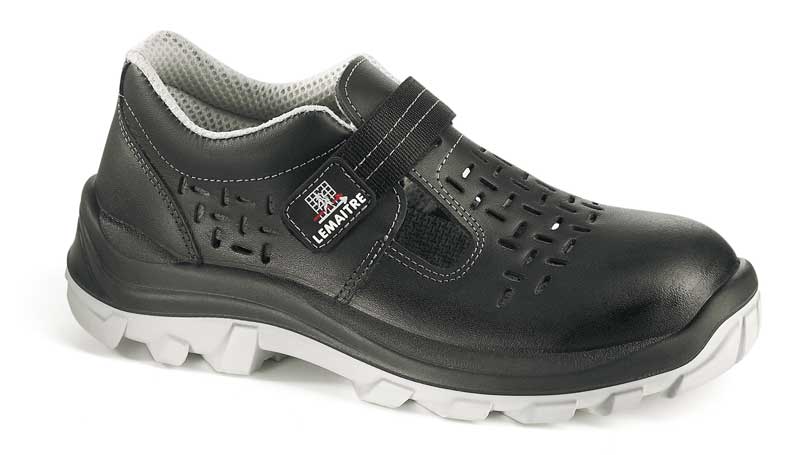 1750, S1P, ARCANA, Sicherheitssandale, mit Stahlkappe, schwarz 38 - 48-47