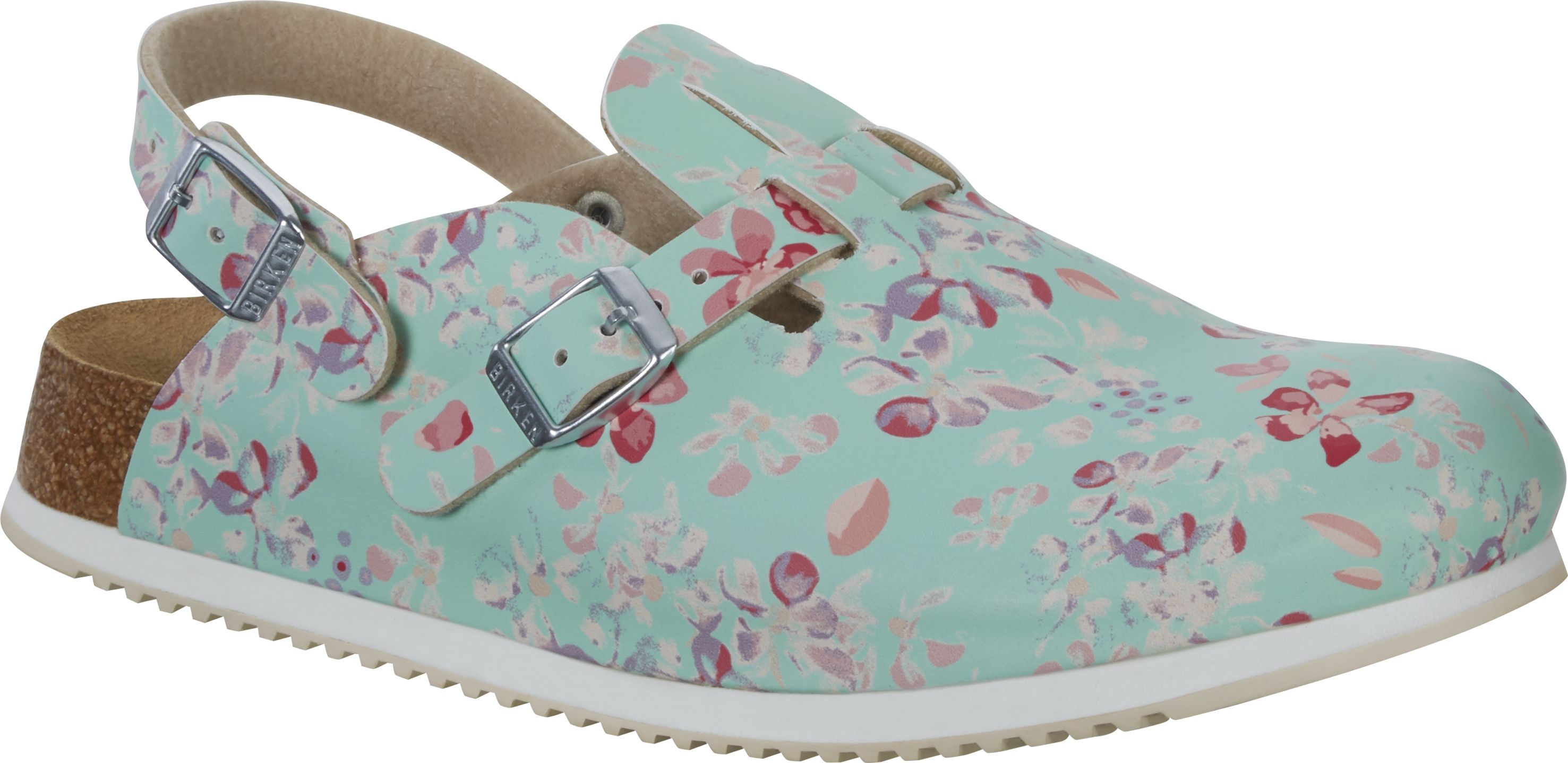 Birkenstock Kay SL Flower Field Mint 1016660 Superlaufsohle schmale Weite Größe 35 - 43-36