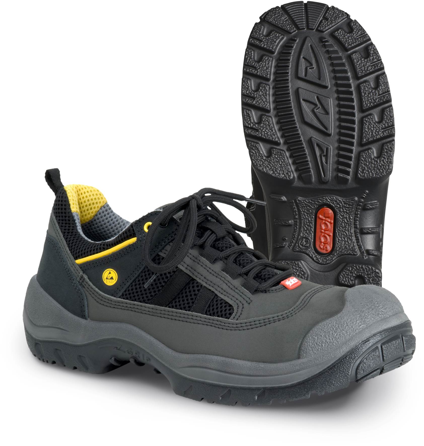 3118 JALAS LIGHT GRIP Sicherheitsschuhe ESD S3 SRB HRO schwarz-grau Größe 36 - 47-42