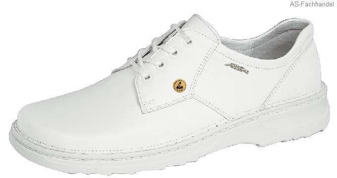35700S ABEBA-ESD, Reflexor, Schnürschuh, weiß, Leder, Sonderangebot in Größe 40-Abeba ESD-40