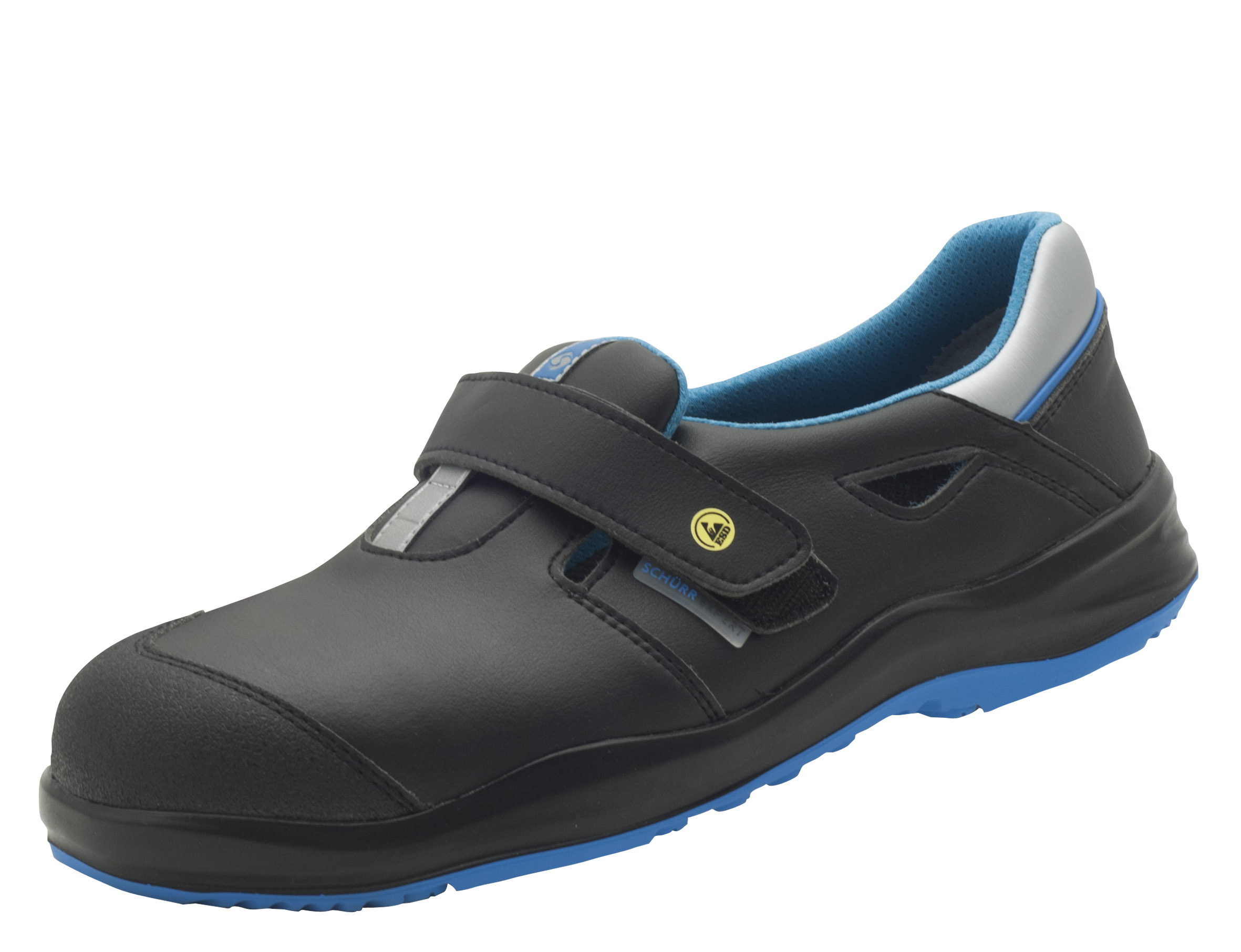 2.4003.02.94 SCHÜRR Köln Arbeitsschuhe Slipper mit Alukappe ESD schwarz S1 Größe 36 - 48-40