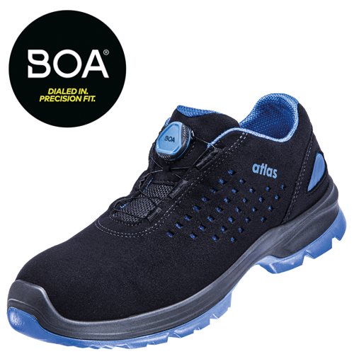 62200 Atlas "SL9405 XP" Sicherheitsschuh, Blue, S1P, ESD, SRC, Alukappe, Boa, Gr. 36-48-42
