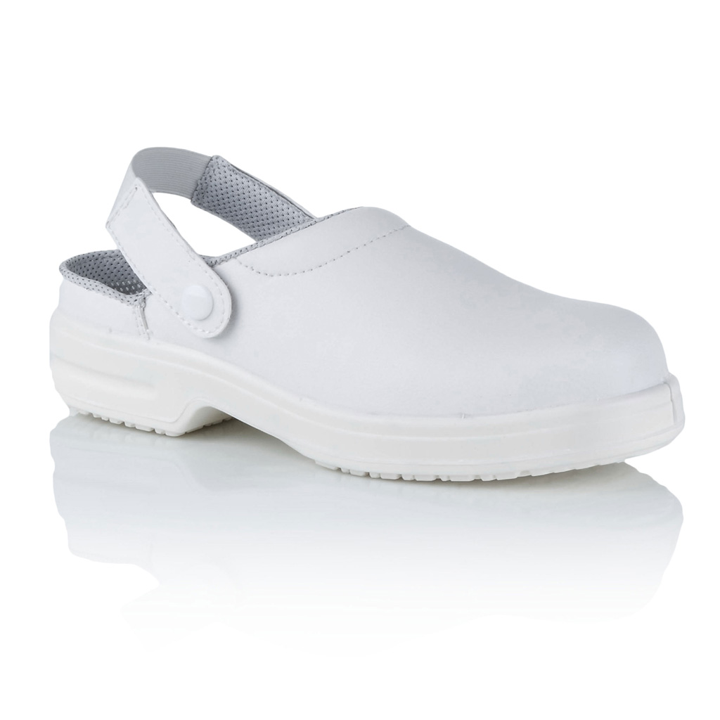 A711 Safeway Clogs Texfiber mit Stahlkappe weiß Größe 48 - 50-51