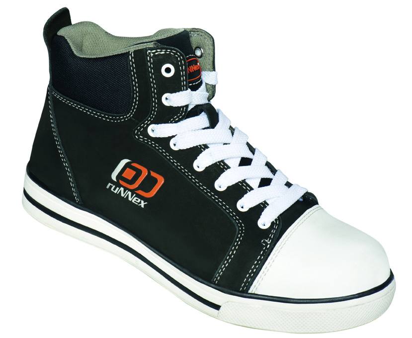 5341, ruNNex Schnürstiefel, "Chucks-Look" schwarz, S3, Größe 36-48-ruNNex-40