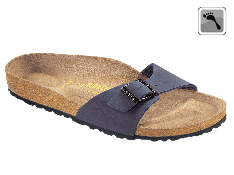 040123 groß Birkenstock Sandale "Madrid", schmale Füße, navy-blau, Größe 42 - 46-Birkenstock-45