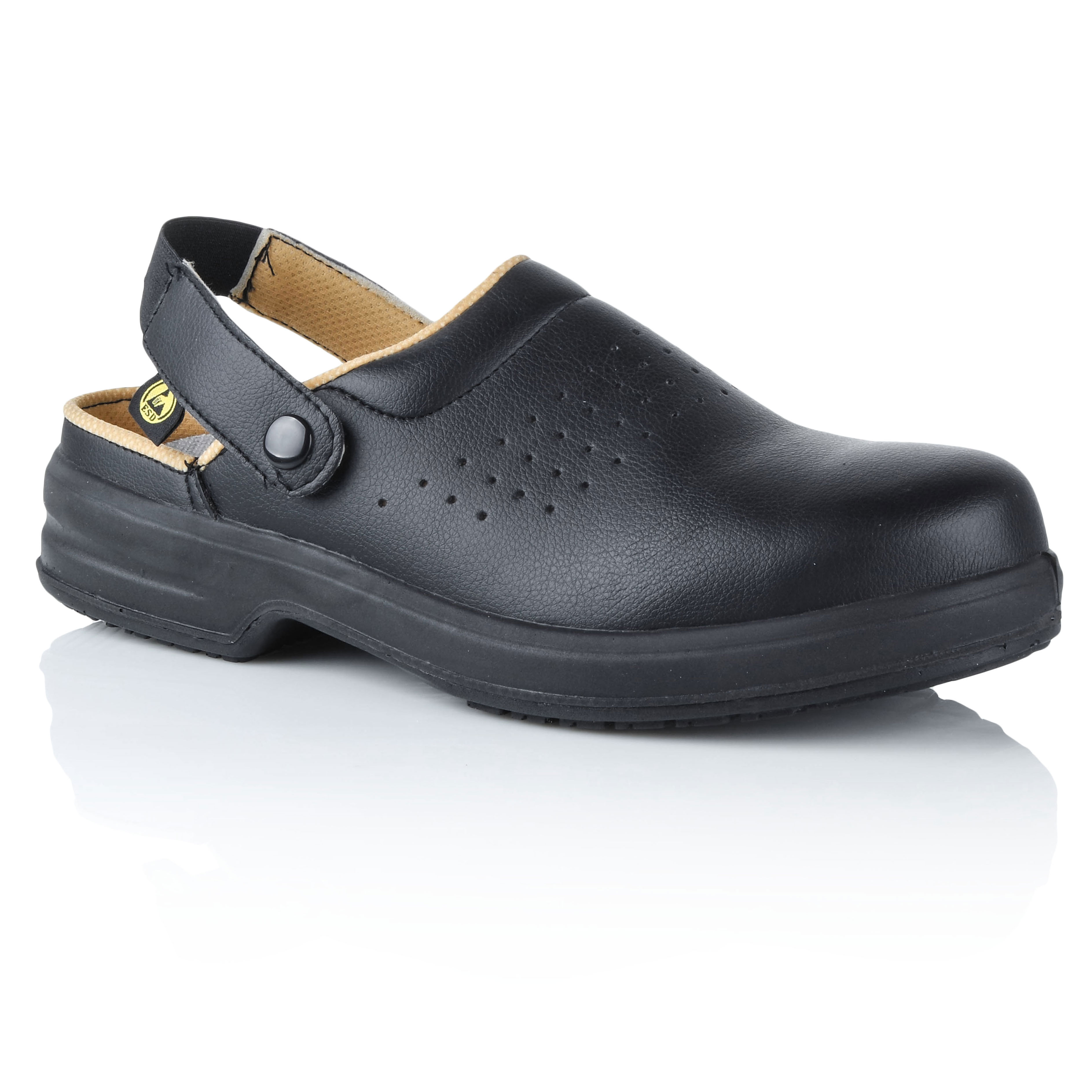 E103 Safeway Pantolette ohne Stahlkappe schwarz, 01, ESD, Größe 35 - 47-46