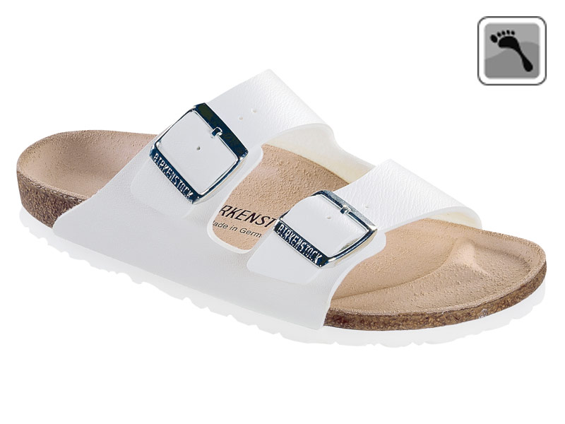 051733 Klein Birkenstock Sandale ARIZONA schmale Weite weiß Größe 35 - 41-43