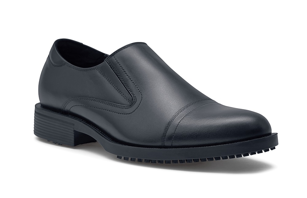 1202S Shoes for Crews Herren-Slipper "Statesman", ohne Schutzkappe, schwarz, 