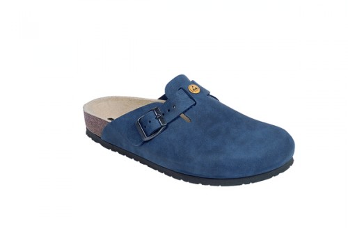 48512-3 WEEGER ESD Clog Arbeitsschuhe ohne Stahlkappe blau Nubukleder Größe 35 - 49-49