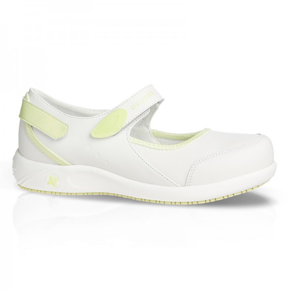 Nelie-LGN OXYPAS Pflegeschuhe Arbeitsschuhe Berufsschuhe ohne Schutzkappe hell-grün Größe 36 - 42-42