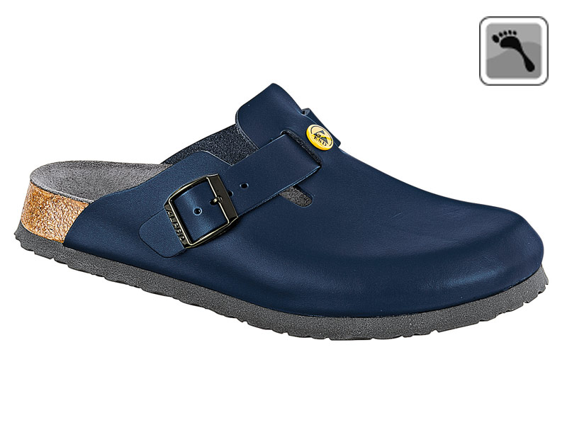 061388 BIRKENSTOCK ESD BOSTON Sandale schmale Weite blau Größe 36 - 42-40