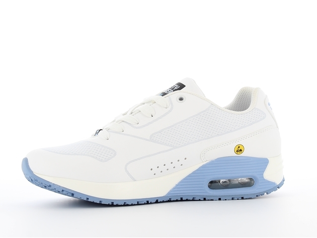 Ela LBL Safety-Jogger Arbeitsschuhe Pflege Praxis Schwestern ohne Schutzkappe weiß-hellblau Größe 36-42