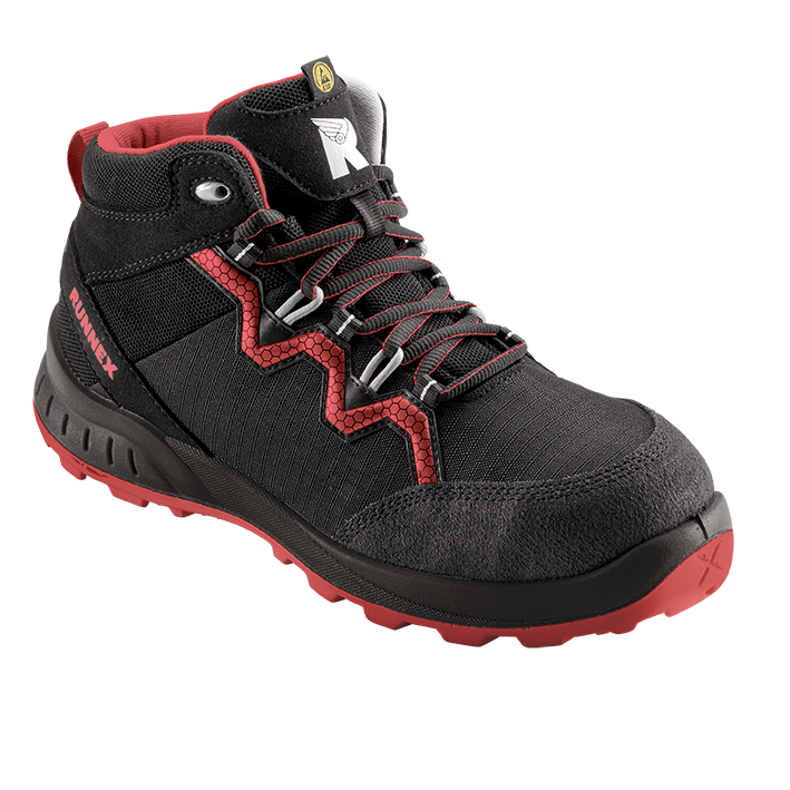 runnex TeamStar Sicherheitsstiefel 5312 Metallfrei ESD S3 schwarz 36 - 48-44