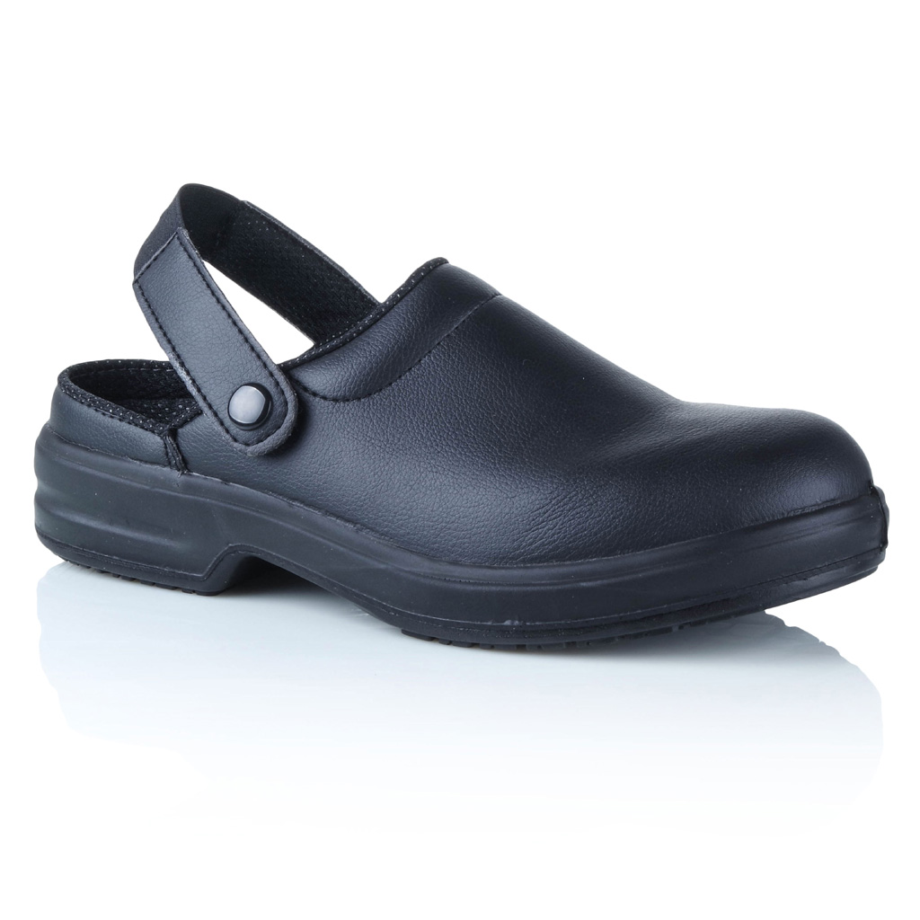 A703 Safeway Clog, Mikrofaser, ohne Stahlkappe, schwarz-44