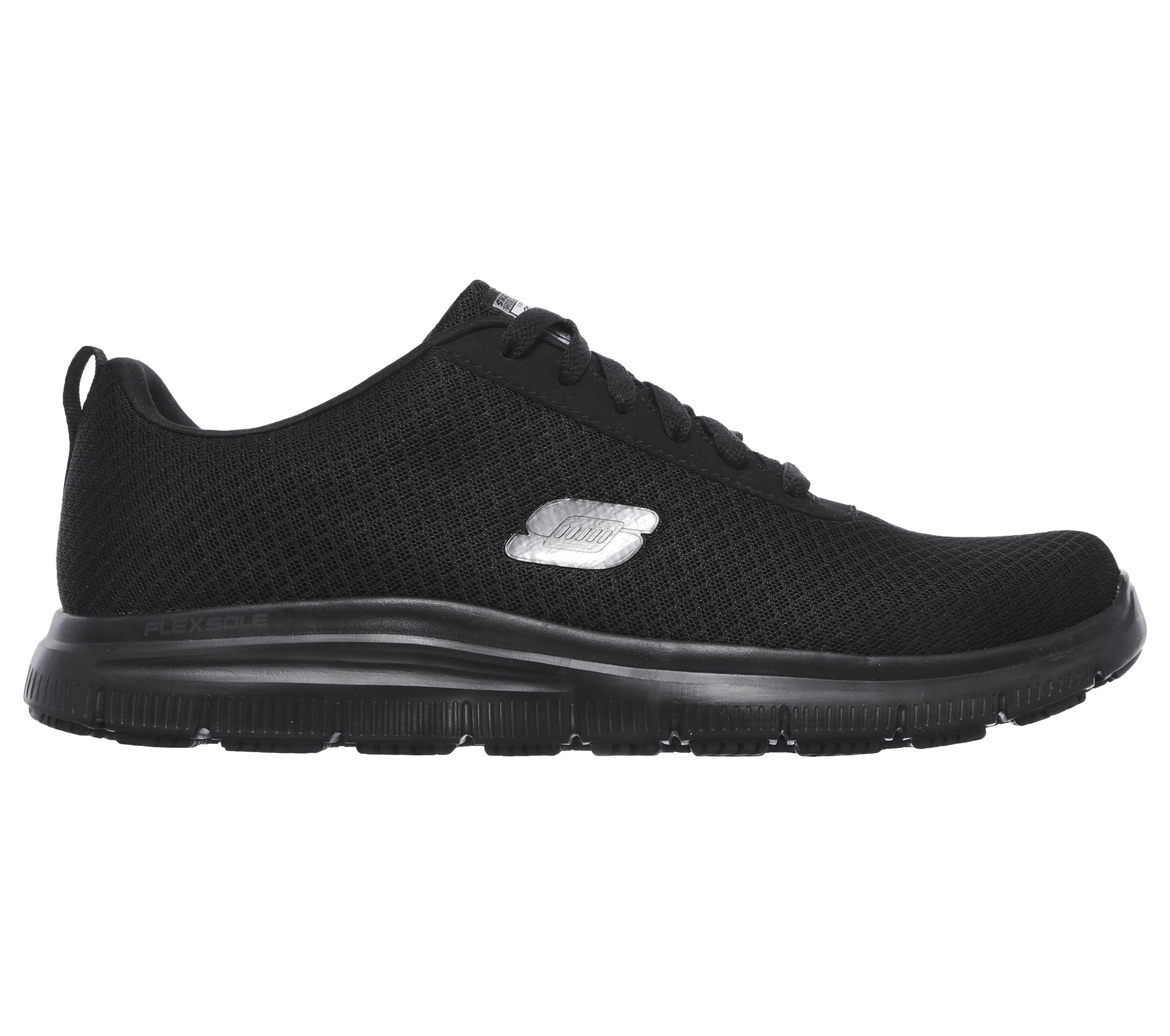 Skechers Herren Schnürschuhe 77125EC BLK Flex Advantage SR ohne Schutzkappe schwarz Größe 39 - 47