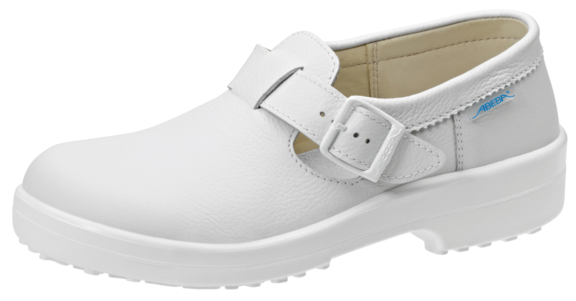 1500 ABEBA Classic Küchenclog küchenschuhe Berufsschuhe weiß Leder Größe 36-46-38
