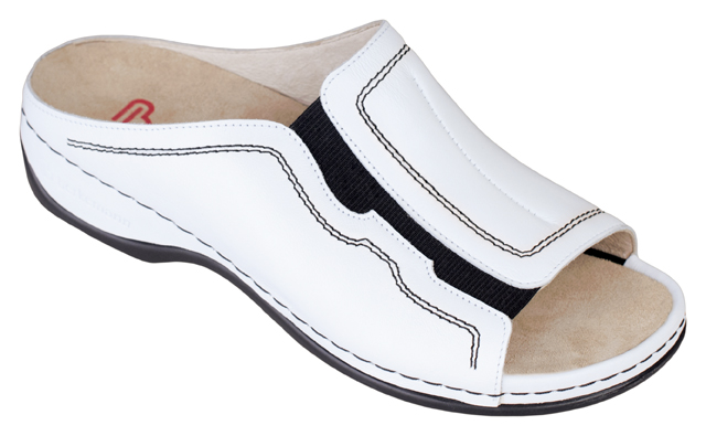 1008-101 Berkemann Berkoflex Jennifer Damensandale weiß Größe 3 - 8,5-UK 4 = 37