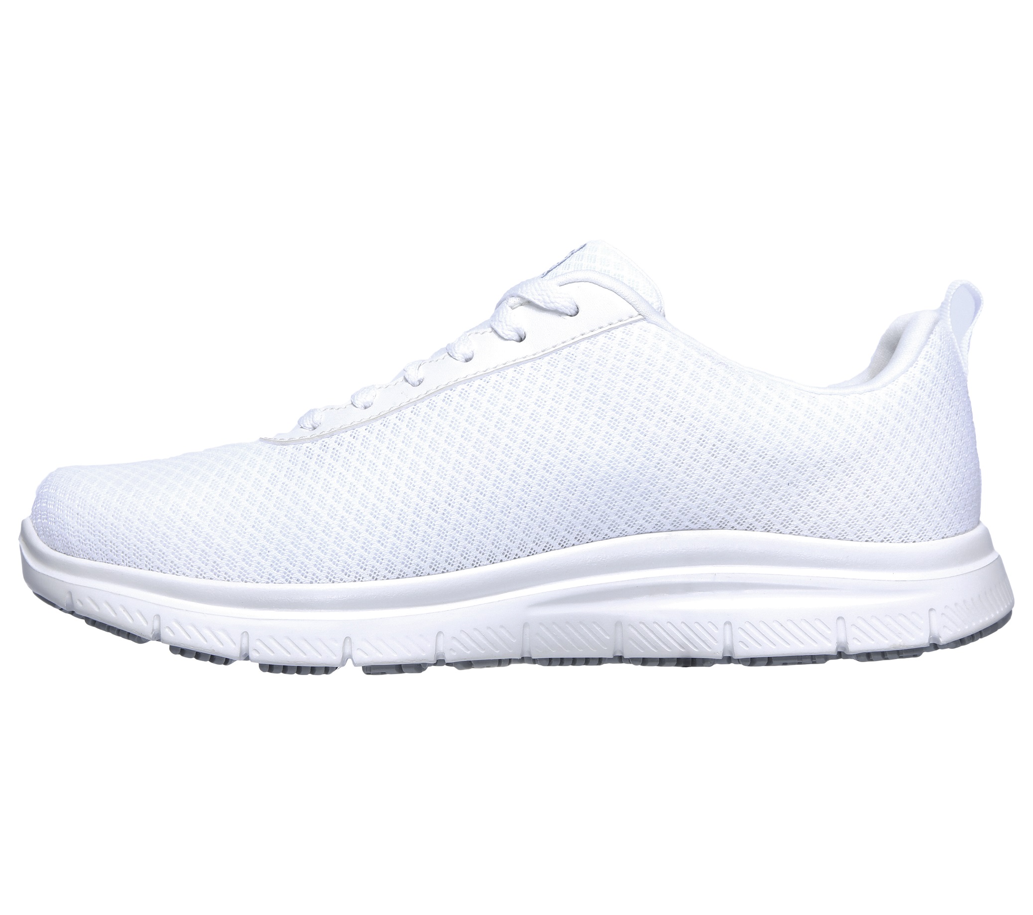 Skechers Herren Schnürschuhe 77125EC WHT Flex Advantage SR ohne Schutzkappe weiß Größe 39 - 47-47