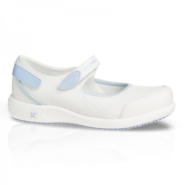 Nelie-LBL OXYPAS Plegeschuhe Arbeitsschuhe Berufsschuhe ohne Schutzkappe hell-blau Größe 36 - 42-39