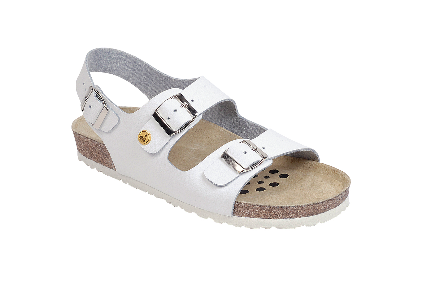 45115-2 WEEGER ESD Sandale Arbeitsschuhe ohne Stahlkappe weiss Leder Größe 35 - 495-47