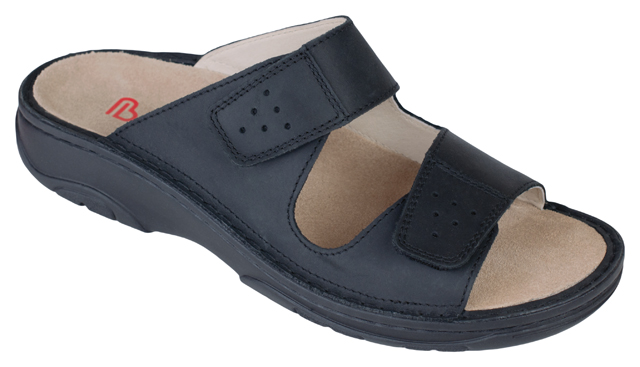 5804-050 Berkemann Luis schwarz, Fettnubuk, Größe 6 - 12