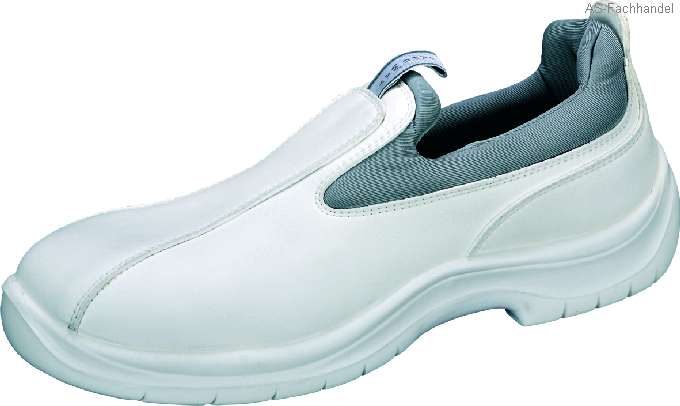 L324 Work & Leisure Slipper mit Schutzkappe weiß, S2 Größe 35 - 47-40