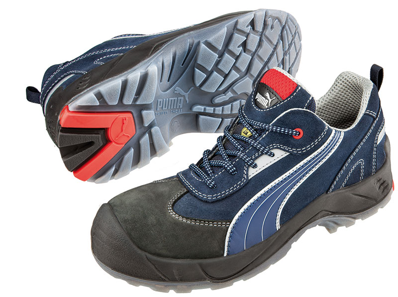 640680 PUMA Skylon Low Sicherheitsschuhe ESD schwarz-blau S1P Größe 39 - 47-46